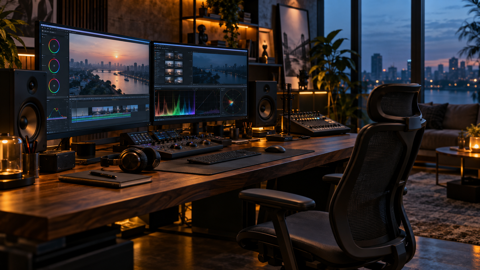 Founder workstation inside Ubayda Production
